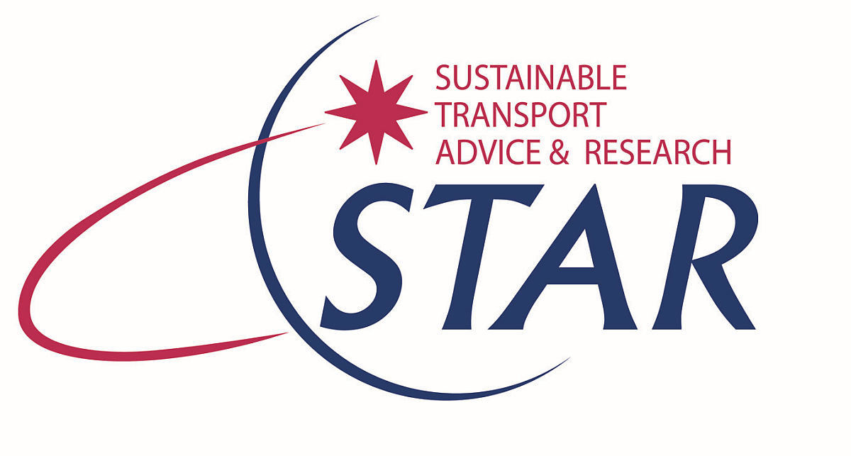 STAR logo with strapline 'Sustainable Transport Advice and Research'